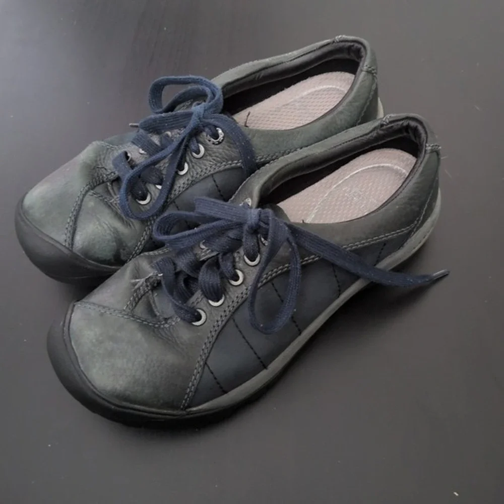 KEEN Women's Presidio Hiking Shoe Black Steel Grey Blue US 8.5‎ | EU 39
